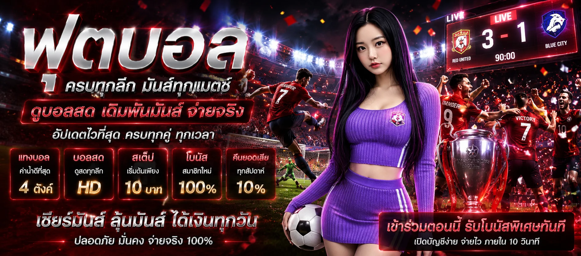 หน้าเลือกลีกและราคาต่อรองแทงบอลออนไลน์บน UNEW9